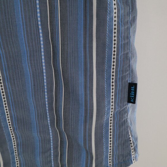 Kuhl Suncel Shirt Mens S Blue Gorpcore Outdoor Active Wear Hiking Summer Camping - Picture 6 of 16